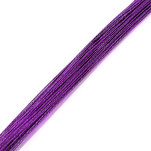 Blumendraht,Basteldraht 25 stücke 80cm Struding Blume Draht 0,45 mm Durchmesser Eisendraht for DIY. Nylonstrümpfe Blume, die Nylon-Strumpf-Blumen-Zubehör Macht(T11) von BANGHA