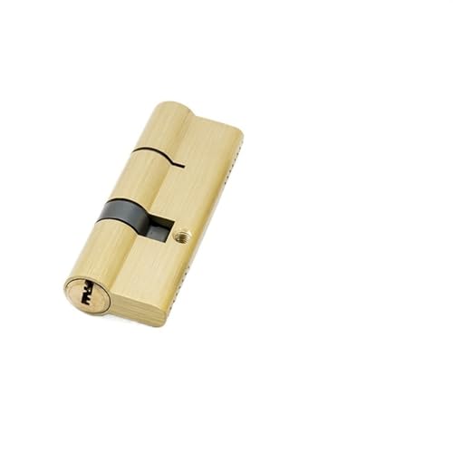 Cylinder Lock,Door Barrel Goldene doppelte oder einzelne offene Zylinder-Hardware Uso apto para den Innenbereich Schloss, Türzylinder, 3 Stück Schlüssel((35-65)100mm) von BANGHA