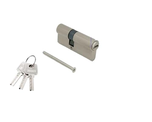 Cylinder Lock,Door Barrel Innentürschloss Ersatzkern Schlafzimmertürschloss Kern Exzentrisches Schlüsselschloss(65-30-35mm) von BANGHA