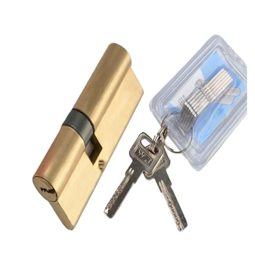 Cylinder Lock,Door Barrel Türzylinder, vorgespanntes Schloss Zylinder AB-Schlüssel, Diebstahlsicherung, Messing-Türschloss(105(32.5-72.5)) von BANGHA