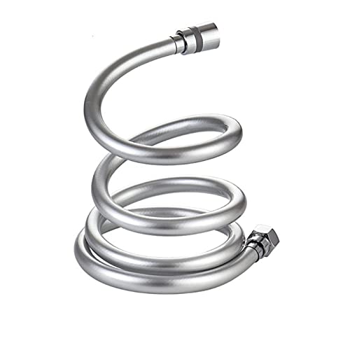 Duschschlauch,Brauseschlauch 1,5 M/2 M/3,0 Metri PVC Hochdruck Verdickung Glatte Dusche Schlauch For Bad Hand Kopf Flexible(2m) von BANGHA
