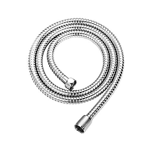 Duschschlauch,Brauseschlauch 1,5M/2M/3,0M Edelstahl-Brauseschlauch,Verschlüsselungsschlauch,Federrohr,Zugrohr,Brausehalterung,Badezimmerzubehör(1.5M) von BANGHA