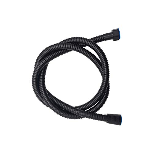 Duschschlauch,Brauseschlauch Schwarze Edelstahl-Duschschlauch-Badezimmer-Dusche Handheld-Duschschlauch-Montageersatz von BANGHA