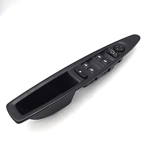 Fensterheber Schalter Passend für Citroen C4 Window Switch Power Regler Control Switch-Taste mit Panel 2004 bis 2010 Zubehör vorne links(Automatic Rearview) von BANGHA