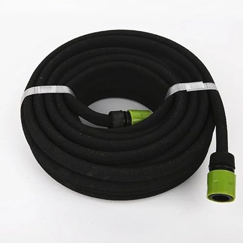 Gartenschlauch Flexibel 7,5/15 m poröser Schlauch Mikro-Tropfbewässerung 4/9 mm undichtes Rohr Anti-Aging durchlässiges Gartenbewässerungsschlauch(7.5M) von BANGHA