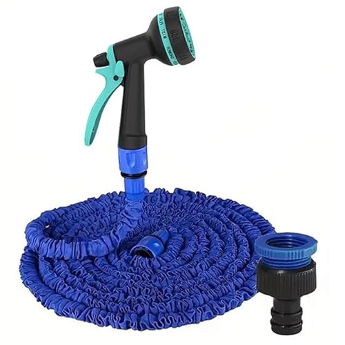 Gartenschlauch Flexibel Ausziehbarer Schlauch, Hochdruck-Autowaschanlage, Reinigungswasserpistole, Hausgartenbewässerung, Wasserleitungen(09,1.6CM_150FT) von BANGHA