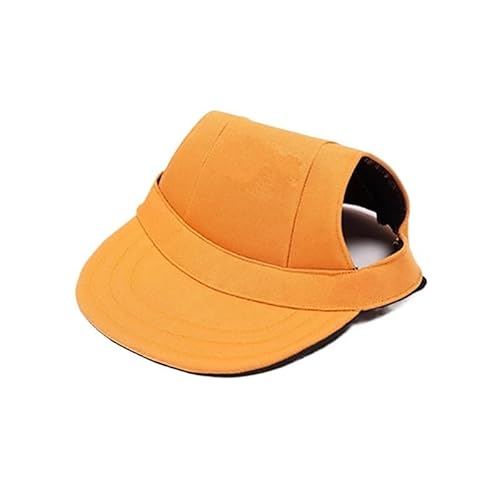 Hundemütze,Hunde Cappy 3 Stück pro Set Haustier-Hundehut, Sommer-Sonnenschutzhut, Baseballkappe, Outdoor-Sporthut mit Ohrlöchern, verstellbar for kleine und mittelgroße Hunde und Katzen(Set 3,S) von BANGHA