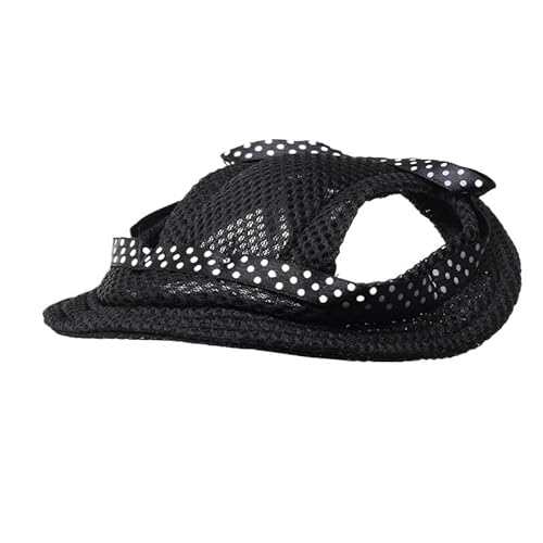 Hundemütze,Hunde Cappy 3 Stück pro Set Haustier-Hundehut, Sommer-Sonnenschutzhut, Baseballkappe, Outdoor-Sporthut mit Ohrlöchern, verstellbar for kleine und mittelgroße Hunde und Katzen(Set 4,S) von BANGHA
