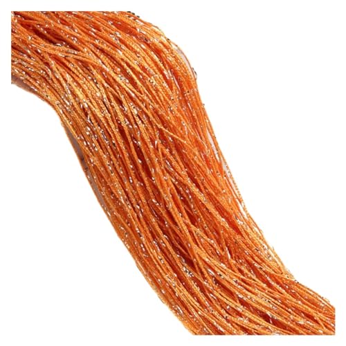Perlenvorhänge,Thread Curtain W100 * H200. Cm luxus kristallvorhang flash linie glänzend quaste string türvorhang fenster zimmerteiler wohnschmuck(Orange) von BANGHA