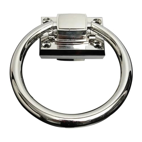 Türklopfer Antik 1 Stücke Silber Shiny Drop Pull Ring Türgriffe For Holz Türklopfer Stuhl Zieht Griff Tür von BANGHA