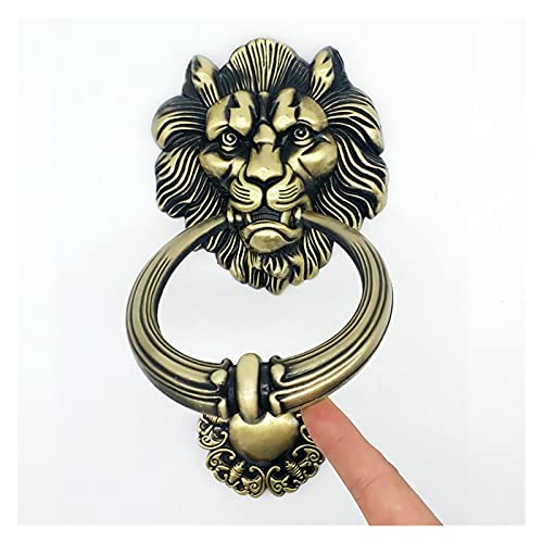 Türklopfer Antik 20 Cm Große Antike Türklopfer Lionhead Doorknocken Wohnkultur Möbelgriff Hardware von BANGHA