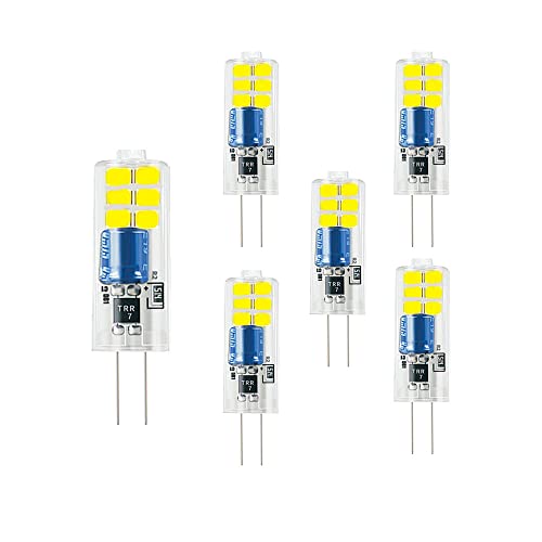 G4 LED Lampen 2W 6er Pack, BANGSHUO LED Birnen Ersatz 20W Halogenlampen Kaltweiß 6000K 200LM AC220-240V Leuchtmittel G4 Birne Nicht Dimmbar G4 LED Lampen 2W 6er Pack, BANGSHUO LED Birnen Ersatz 20W Halogenlampen Kaltweiß 6000K 200LM AC220-240V Leuchtmittel G4 Birne Nicht Dimmbar von BANGSHUO