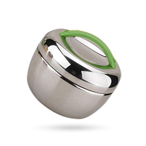 BANGSUN 1 x Bento-Box, Lunchbox, 304 Edelstahl, zweistufig, Wärmedämmung, Grün, 800 ml von BANGSUN