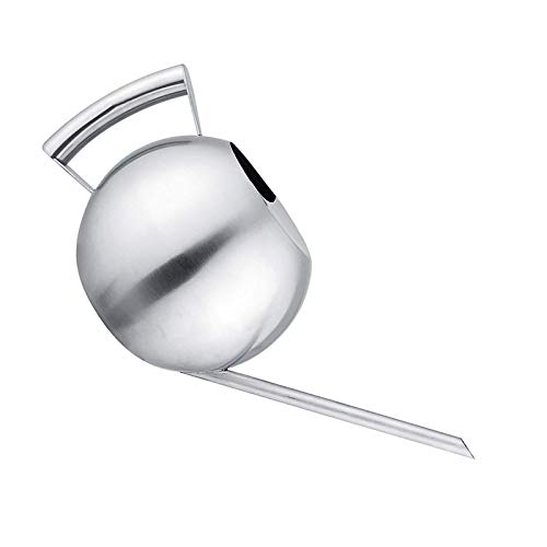 BANGSUN 1000 ml Edelstahl Gießkanne Innen mit langem Ausguss für Küche Vintage Stil Premium Classic von BANGSUN