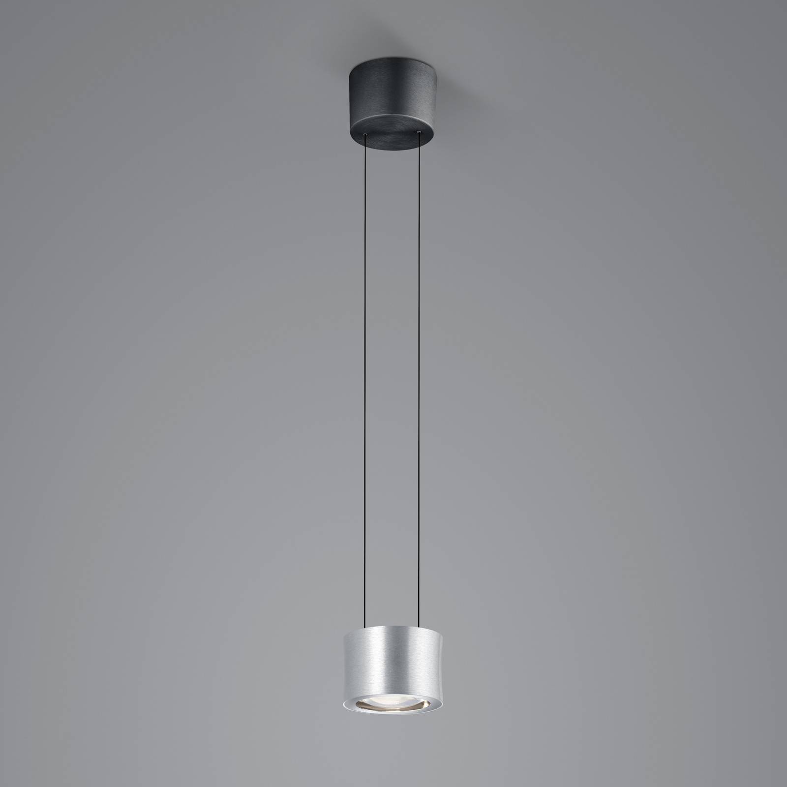 BANKAMP Impulse Flex LED-Hängeleuchte 1fl. nickel von BANKAMP