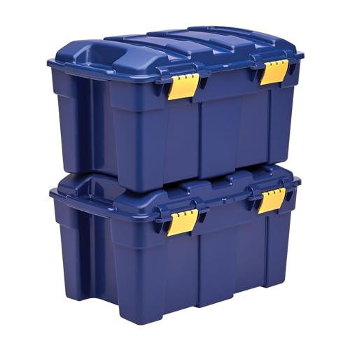 BANKERS BOX 40L Plastic Tote Box 2er-Pack, BPA-freies Polypropylen, 100% recycelte Deckel, verschachtelbar & stapelbar, geteilter Deckel, 33x39x59cm, vielseitig für Haus & Büro BANKERS BOX 40L Plastic Tote Box 2er-Pack, BPA-freies Polypropylen, 100% recycelte Deckel, verschachtelbar & stapelbar, geteilter Deckel, 33x39x59cm, vielseitig für Haus & Büro von BANKERS BOX