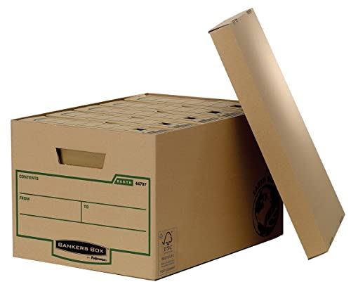 Fellowes BANKERS BOX EARTH Große Archiv Transportbox 1 Stück von BANKERS BOX