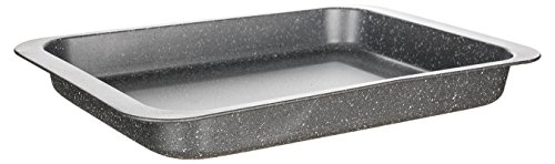 Banquet Granit Tief Backform, Carbon, grau, 27 x 36,5 x 4,8 cm von BANQUET