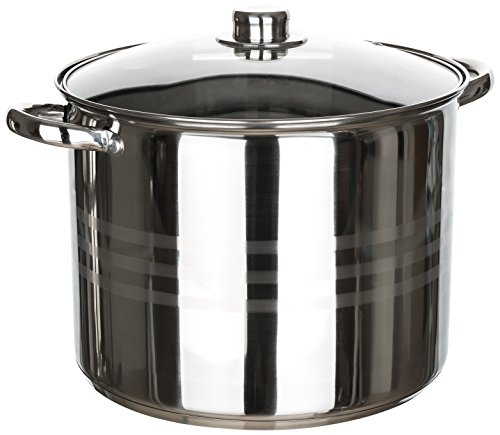 Banquet Kleiner Edelstahl Stock Pot 9l, Induktion bereit, natürlich, 33 cm von BANQUET
