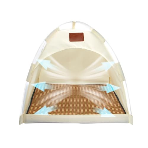 BANTASE Kühlmatte for Katzen, 40 X 40 cm – Selbstkühlendes Pad for Hunde Und Katzen, Druckaktivierte Kühlmatte for Haustiere for Zwinger, Kisten, Autos Und Zuhause(A,M(40cm*40cm*37cm)) von BANTASE