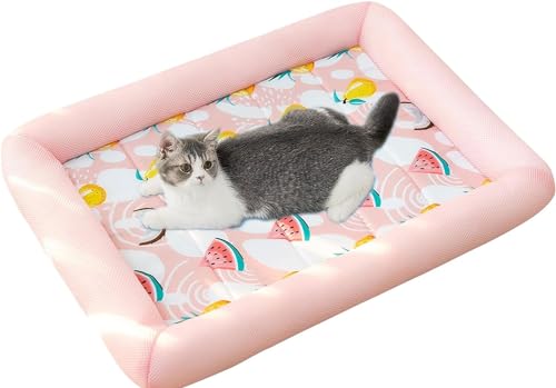 Kühlmatte for Haustiere, selbstkühlende Pat-Matte for kleine Tiere, waschbare Sommer-Pad-Decke, atmungsaktive Kühlmatte aus Eisseide for Haustiere, Kühlmatte for Haustiere for Katzen, Kätzchen, Hamste Kühlmatte for Haustiere, selbstkühlende Pat-Matte for kleine Tiere, waschbare Sommer-Pad-Decke, atmungsaktive Kühlmatte aus Eisseide for Haustiere, Kühlmatte for Haustiere for Katzen, Kätzchen, Hamste von BANTASE