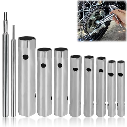 BANTI Rohrsteckschlüsselsatz Rohrsteckschlüssel 10-tlg Zündkerzenschlüssel Set 6-22 mm Steckschlüssel Doppelsteckschlüssel Rohrschlüssel für Spüle Wasserhahn Installation Reparatur BANTI Rohrsteckschlüsselsatz Rohrsteckschlüssel 10-tlg Zündkerzenschlüssel Set 6-22 mm Steckschlüssel Doppelsteckschlüssel Rohrschlüssel für Spüle Wasserhahn Installation Reparatur von BANTI