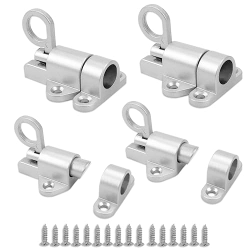 Türriegel Torriegel Automatische Bolzenriegel 4 Stk Balkontür Schnäpper mit Schraube und Feder Schieberiegel Klein Schlossriegel Türverriegelung Verriegelung Federriegel für Innen Außen Tür Fenster Türriegel Torriegel Automatische Bolzenriegel 4 Stk Balkontür Schnäpper mit Schraube und Feder Schieberiegel Klein Schlossriegel Türverriegelung Verriegelung Federriegel für Innen Außen Tür Fenster von BANTI