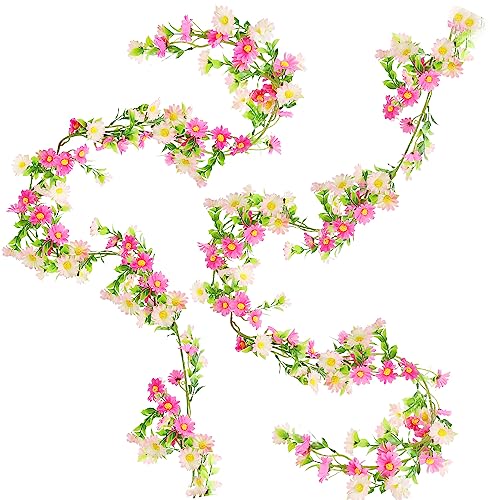Künstliche Blumen Kunstblumen Wie Echt Deko Blumengirlande Gänseblümchen Rosa Seidenblumen Hängend Gefälschte Plastikblumen Fake Flowers Garland für Hochzeit Garten Wand Dekor 2pcs Künstliche Blumen Kunstblumen Wie Echt Deko Blumengirlande Gänseblümchen Rosa Seidenblumen Hängend Gefälschte Plastikblumen Fake Flowers Garland für Hochzeit Garten Wand Dekor 2pcs von BANTI