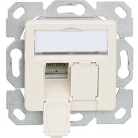 Anschlussdose AMJ45 8/8 K Unterputz 50 Cat.6A - perlweiß von BANYO