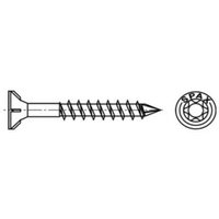 Banyo - Spax art 88196 Seko mit Fräsrippen und Cutsp. St. wirox 10 x 400 -T50 gal Zn s 50 Stk von BANYO