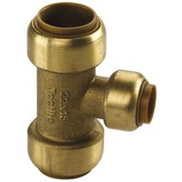 Kupfer Steckfitting Tectite T-Stück reduziert 22 x 15 x 15 mm dvgw von BANYO