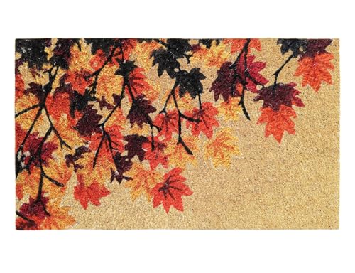 Banzaii Fußmatte Kokos 40 x 70 cm mit PVC Rückseite rutschfest - Herbst von BANZAII TEXTILE INNOVATOR ONLINE