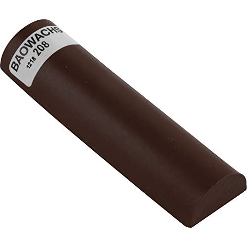 BAO 100/S/V/108 Nußbaum mittel /208 Weichwachsstange Inhalt: 10 Stück von BAO