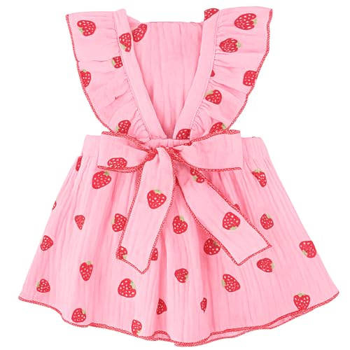 BAOBICUTE Hundekleid für kleine Hunde und Mädchen, mit Leine, Ring und Schleife, Katzen-Outfit, Erdbeer-Druck, süße Rüschen, Chihuahua, Yorkie, Welpenkleidung BAOBICUTE Hundekleid für kleine Hunde und Mädchen, mit Leine, Ring und Schleife, Katzen-Outfit, Erdbeer-Druck, süße Rüschen, Chihuahua, Yorkie, Welpenkleidung von BAOBICUTE