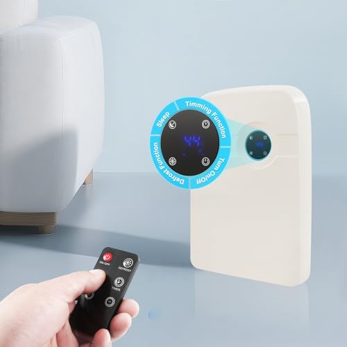 BAOCHADA Luftentfeuchter Elektrisch, 2.5L Raumentfeuchter mit Intelligente feuchtigkeitsspendende Funktion & Automatische Abschaltung,Timer 24H, Leiser Entfeuchter für Keller, Gegen Feuchtigkeit von BAOCHADA