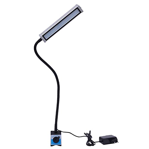 BAOCHADA Maschinenlampe mit Magnetfuß Magnetische 60 LEDS CNC Arbeitsleuchte Flexible Magnetische Schwanenhals Arbeitsleuchte 360° Beleuchtung Bietet Magnetic Base Magnet Led Lampe [Energieklasse E] von BAOCHADA