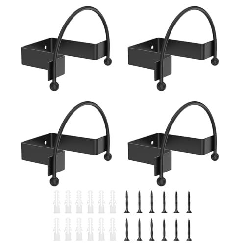 BAODBF 4 Stück Cowboy Hat Rack Wand mit Schraube einfache Installation halbkreisförmig von BAODBF