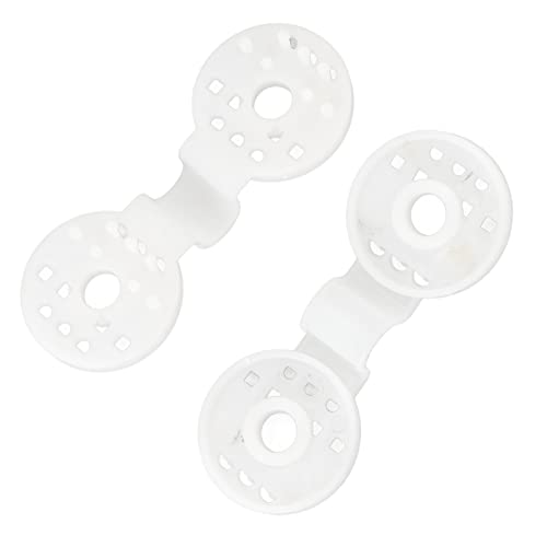 BAOFUYA 100 Stücke Schatten -Plastikklammern von 100 Teilen Runden Befestigungsklammern für Anti -Neting Außengarten, Geeignet für Schattenkerzen Geeignet (WHITE) von BAOFUYA