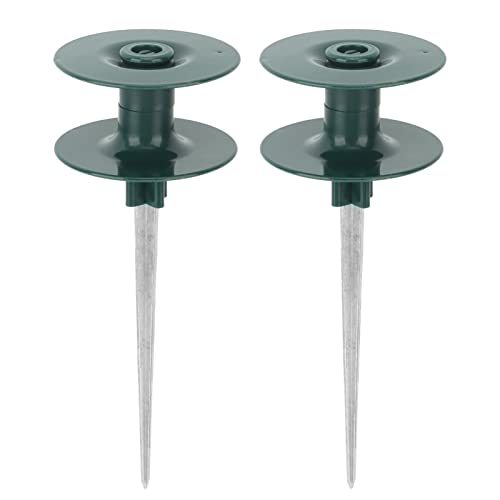 BAOFUYA 2pcs Schlauchführer Spikes Spikes ABC Zink Legierung Wasserleitungshandbuch Gartenschlauch Guide Guide, Verhindert die Wicklung von Wasserpfeifen, Passt Rasengärten Gewächshäuser von BAOFUYA