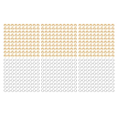 BAOFUYA 300 Sets Eyeletts mit Waschmaschinen, Verbessern Sie Ihre Stoffprojekte Weit Verbreitete Edelstahl -Nähzeletten für Kleidungschuhe (6 mm). (GOLD) von BAOFUYA