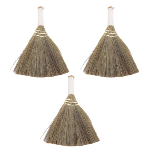 BAOFUYA 3pcs Schneebesen, Weiche Borstenborstenhandwerkhandwerk Handbesen für Holzboden Fliesen Treppe Multi -Oberfläche Fegung von BAOFUYA