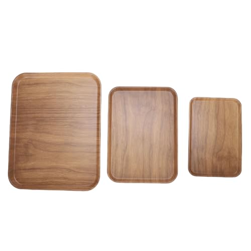 BAOFUYA 3pcs Servierschalen, Partyplatten Fast -Food -Tabletts Cafeteria Platte Zum Frühstück Tee Kaffee Obst BAOFUYA 3pcs Servierschalen, Partyplatten Fast -Food -Tabletts Cafeteria Platte Zum Frühstück Tee Kaffee Obst von BAOFUYA