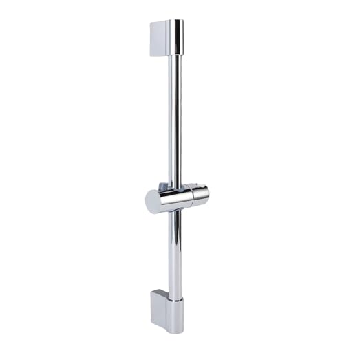 BAOFUYA 40 Cm Runde Metallduschenschieber Handheld, Platzeinsparung Leicht zu Installieren Starke Tragschiebebalken mit Verstellbarem Kopfhalter für Badezimmer (Elektropliert) von BAOFUYA
