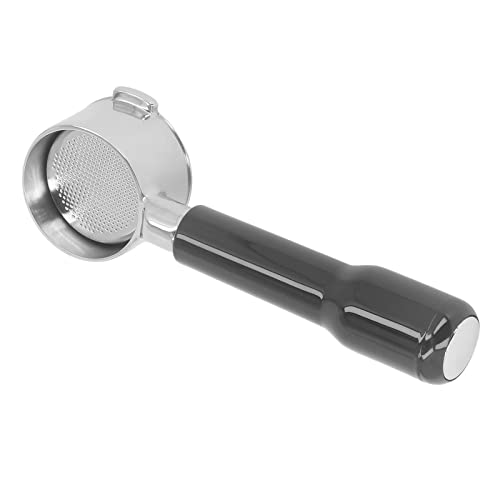 BAOFUYA 51 Mm Edelstahlbodenboden -Portafilter für Eco310 Kaffeemaschine, Kaffeeextraktionsverbesserung für Baristas, Lebensmittelqualität für Effektive Reinigung (BLACK) von BAOFUYA