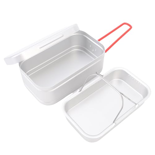 BAOFUYA Camping -Messe, Dampfkochen Tragbare Einzelperson Camping Cookware Set Lunch Box Food Container Zum Wanderfischpicknicks BAOFUYA Camping -Messe, Dampfkochen Tragbare Einzelperson Camping Cookware Set Lunch Box Food Container Zum Wanderfischpicknicks von BAOFUYA