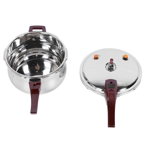 BAOFUYA Edelstahl -Schnellkochtopf Effektives Schnellkochen für die Verwendung der Gasinduktion zu Hause (11L) von BAOFUYA