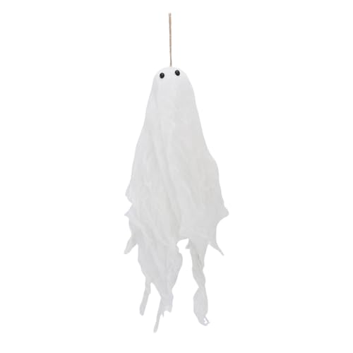 BAOFUYA Hängende Geisterdekoration, Innen Im Freien Halloween -Party Gruppendekorationen für Party -Veranden Yards Gärten Rasen (White) von BAOFUYA