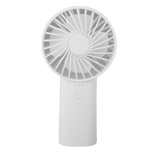 BAOFUYA Handheld Tragbarer Turbo -Lüfter, 3 Gears Verstellbare Ruhige Tragbare Handlüfter für Home Outdoor Camping (weiß) von BAOFUYA