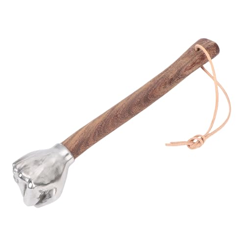 BAOFUYA Holzgriff Handhammer, Edelstahl Faustform Hammer Hammer Im Freien Im Freien Gebrauch für Heimatkampagnen -Camping -Zelteinsätze (Faustkopf) von BAOFUYA