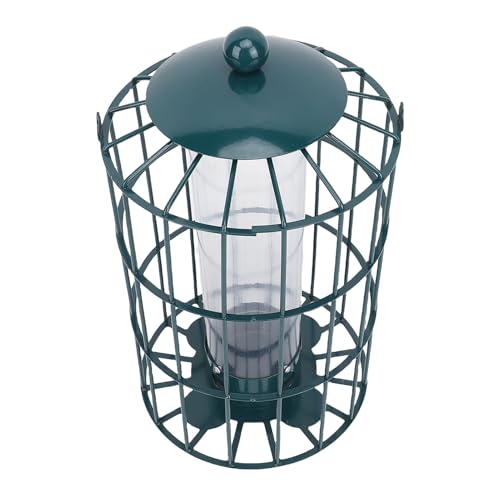 BAOFUYA Käfig -Vogelfutterhäuschen, Eichhörnchen -Proof Große Kapazität Leicht zu Füttern für Wilde Vögel Außerhalb (7,1 X 12,6 Zoll Eisen) von BAOFUYA